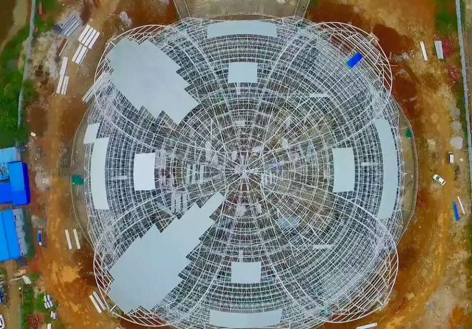 青铜峡体育馆网架
